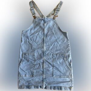 Blue Denim Overall Dress